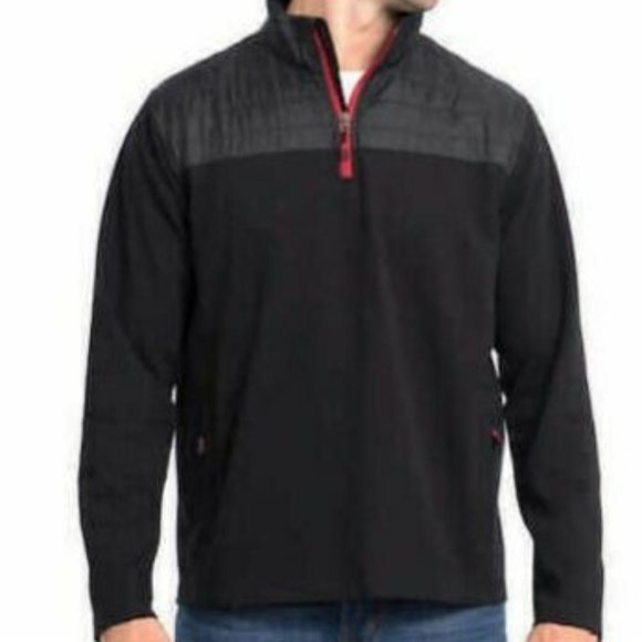 Eddie Bauer Other - Eddie Bauer Men's Mixed Media 1/4 Zip Pullover